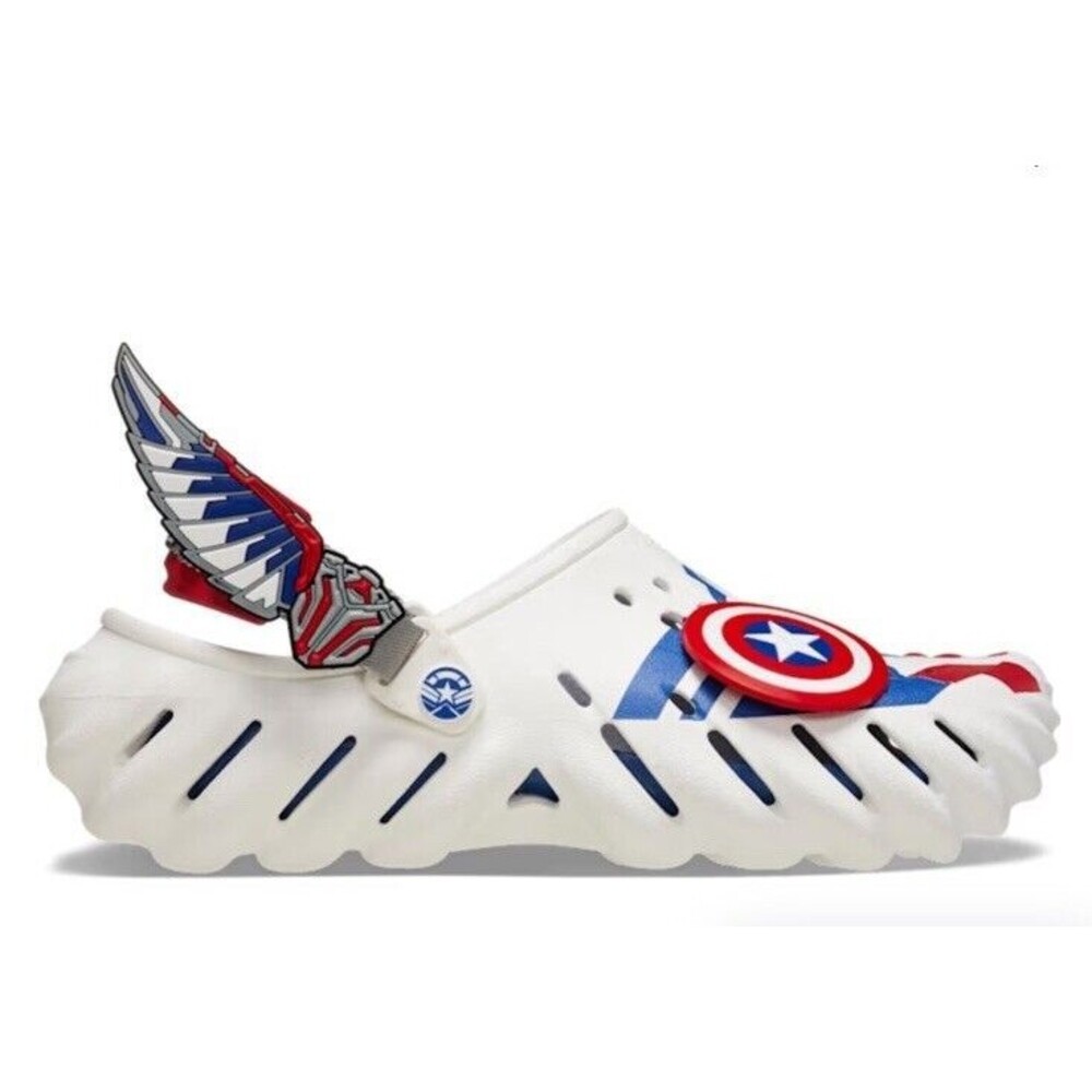 Crocs Marvel x Echo Clog 'Captain America' 209478 100 In Stock Men Size 6
